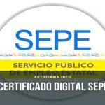 Certificado Digital Sepe