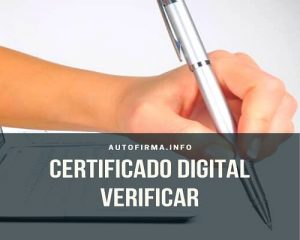 Certificado digital verificar